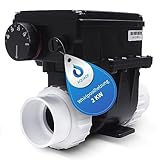 AQUADE Whirlpool-Heizung Durchlauferhitzer CE/TÜV Zertifiziert Leistung 2 KW SPA-Thermostat Elektrischer Pool-Warmwasserbereiter Thermostat für Badewannen-Pools